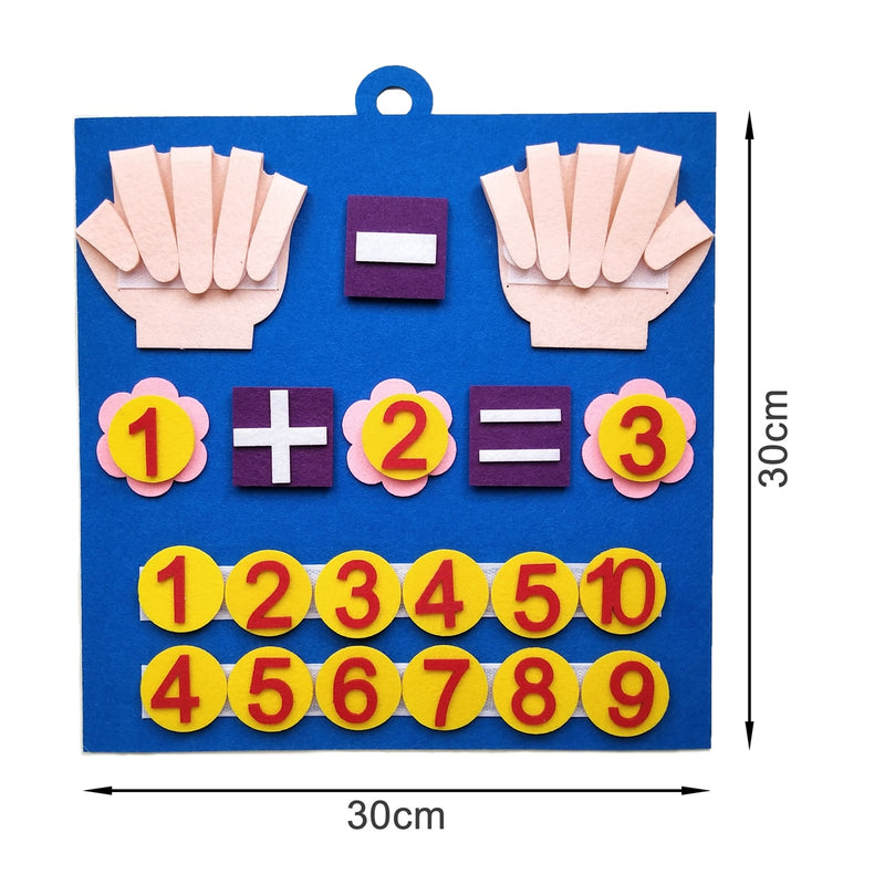 Brinquedo Montessoriano Educacional Dedos Matemáticos